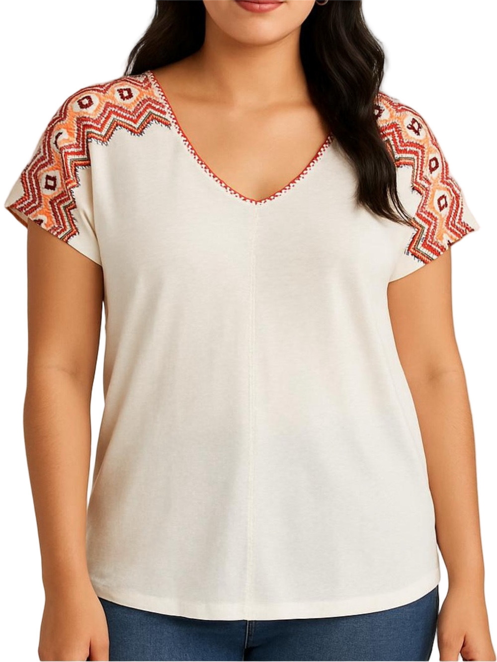 351. WOMENS STYLE & CO. 2X DETAIL TOP